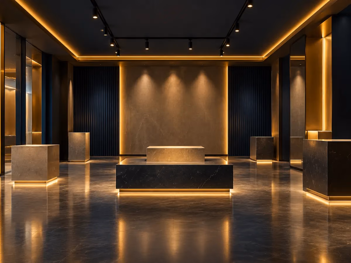 Retail Showroom Lighting, Al Quoz